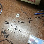 Dave's extruder got stripped down.